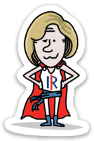 Magnet Vivre en Macronie - Super-Valé
