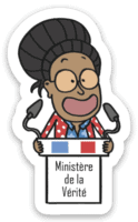 magnet dessin caricature Allan Barte Macronie Ant Editions Sibeth Ndiaye Porte-parole